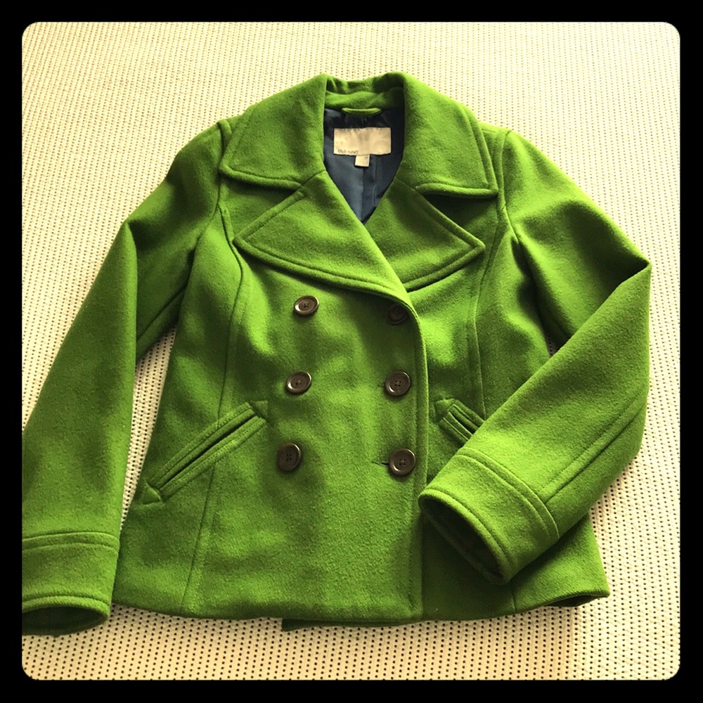 Basic wool pea coat